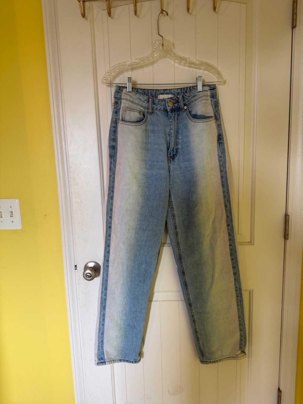 BDG Light Blue Two-Tone Denim Jeans